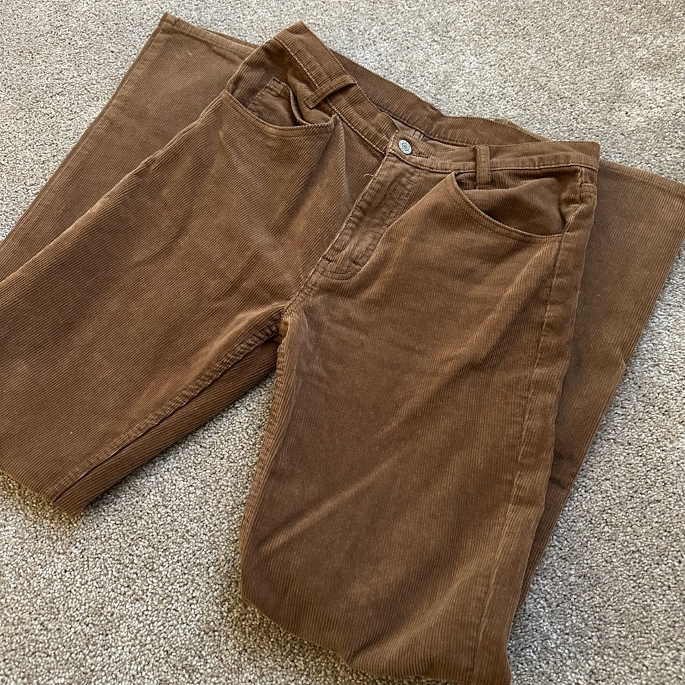 Brandy Melville Brown Corduroy Pants